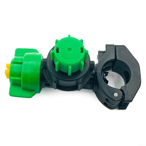 Gartenschlauchaufsatz Sprühdüse, verstellbare Bewässerungssprinkler, Klemme für Landwirtschaft und Gartenarbeit, verstellbarer Wasserfluss (A)