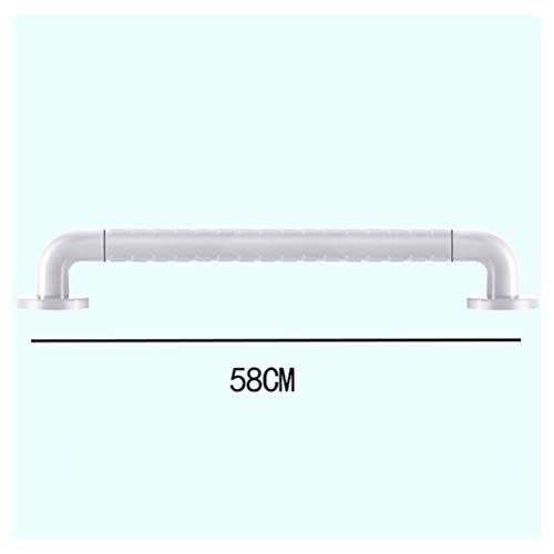 Mains courantes de sécurité handicapé inox 58cm pour WC - 3