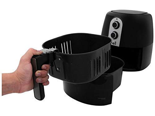 Fritadeira Elétrica sem Óleo/Air Fryer Nell - Tamanho Família (Grande) - Preto - 5 Litros