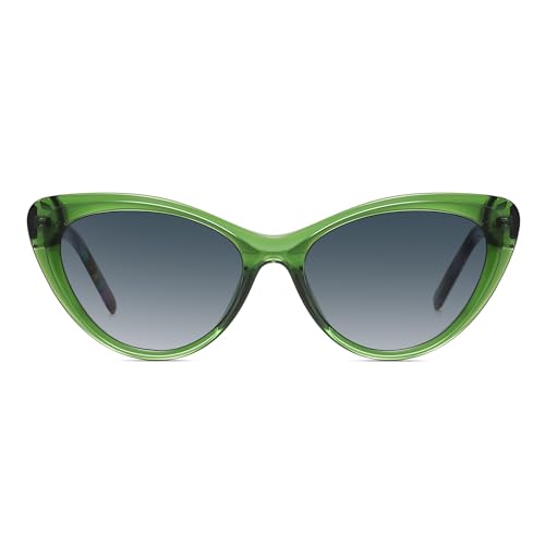 Image of SOJOS Acetate Cat Eye Sunglasses Women Handmade Polarized Retro Lightweight Fashion 90s Style UV400 Sunnies, Lola