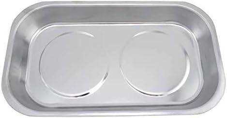 Miniatura 2 de Edward Tools Bandeja magnética rectangular grande de 9.5 pulgadas, bandeja magnética para tornillos, tuercas, pernos, herramientas pequeñas, ideal