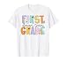 Groovy First Grade Dream Team Teacher Student Back To School T-Shirt