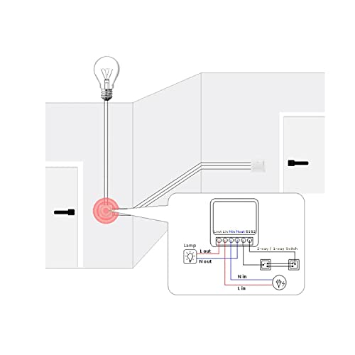 ZigBee Wireless Receiver - Wall Switch Light Switch with Receiver - 30 m Range, Schalter - Image 2
