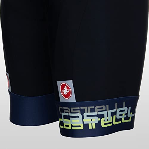 Castelli Entrata Limited Edition Bib Short - Men's Black/Belgian Blue, Xl #TOP2