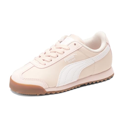 PUMA PUMA Kids Boys Roma Basic Summer Lace Up Sneakers Shoes Casual - Pink - Size 3 M