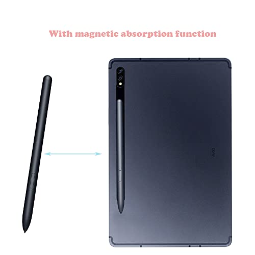Tab S7, S7+ Pen Replacement Pointer Stylus Pen for Samsung Galaxy Tab S7,Tab S7+ Plus,S8,S8+,S8 Ultra S Pen Stylus (without Bluetooth) + Tips/Nibs (Black)