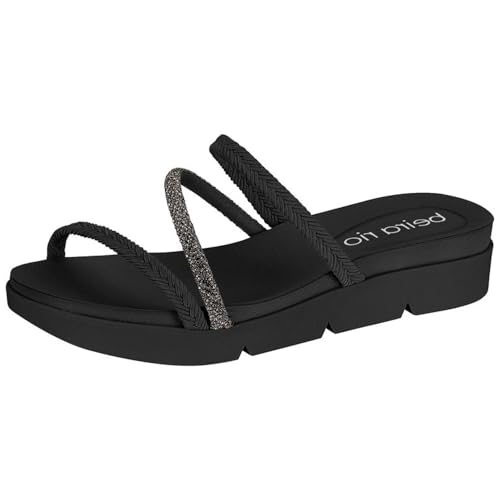 Chinelo Beira Rio 8387.533 Papete Flatform Baixa Tratorada Feminino
