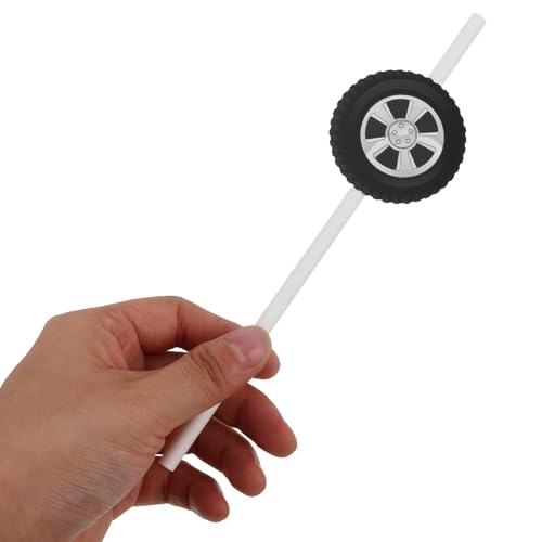 20 pitillos de papel negro desechables para fiestas miniatura 3