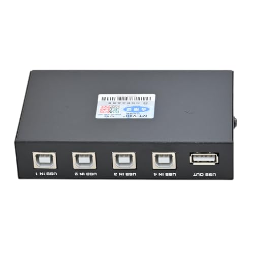 Image of 4 Port USB 2.0 Sharing Manual Switch Box Hub 4 PCS Share Switcher 1 USB Device for Printer Scanner Camera Keyboard (4 Port)