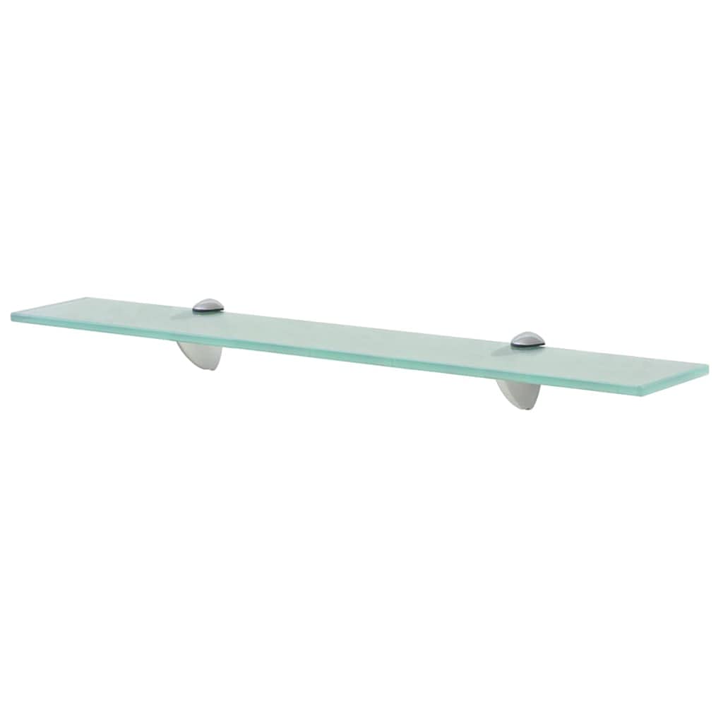 Scaffalature sospese, 2 pezzi, in vetro, 60 x 10 cm, 8 mm, mensole da parete e mensole
