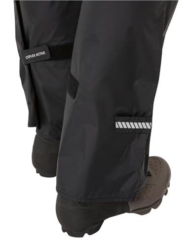 VAUDE Herren Men's Drop Pants Ii Regenhose, Black Uni, XL