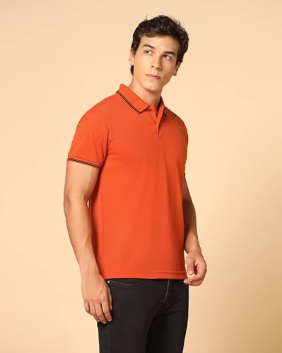 Image of INKKR Men's Solid Regular Fit T-Shirt