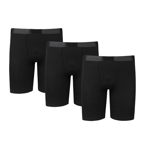 Men's Modal Underwear Long Leg Boxer Briefs