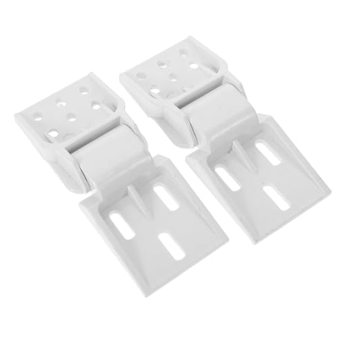 SEWACC 2 piezas Plegable para Puerta de Frigorífico Repuesto Ajustable Montaje con Orificios y Tornillos Estabilidad y Fácil Instalación para Recambios de Congelador y Nevera