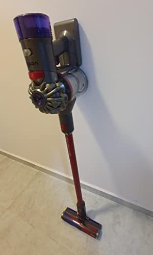 Dyson V8 Fluffy Cordless Stick Vacuum Cleaner: Bagless, HEPA Filter, Rotating Brushes, Telescopic Handle, Battery Operated, Portable, Up to 40 Min Runtime (Red)