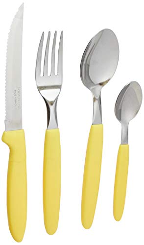 Faqueiro 24 Peças Tramontina Ipanema Amarelo