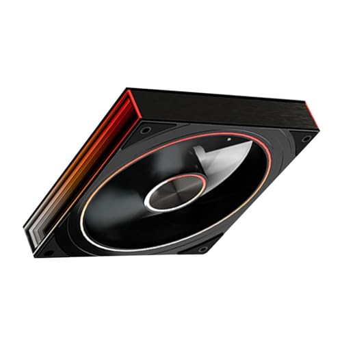 Ventilateur de boîtier PC 140 mm ARGB Star Ring avec roulement PWM haute performance - 2