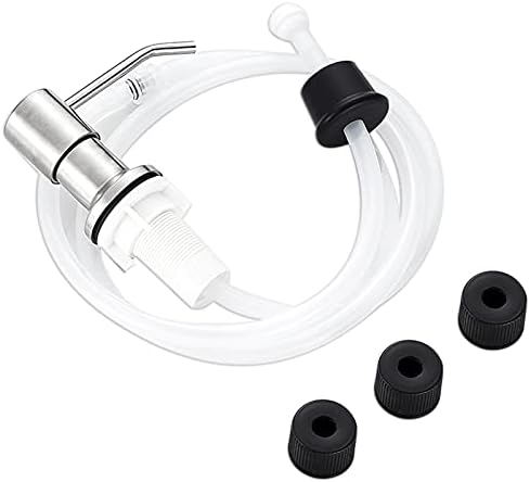 MINaO キッチンリキッドソープディスペンサー、ビルトインフルイドポンプ、バスルームエクステンション/キッチンシンク用ディスペンサー