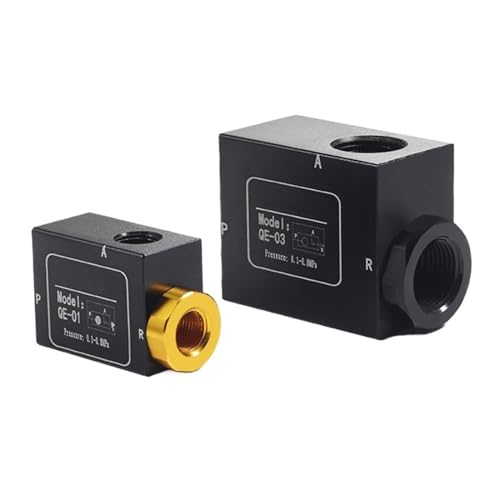 Soupape d'échappement rapide QE-04 pour optimiser le débit d'air pneumatique - 2