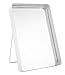Produktbild Present Time - Vogue - Standing Mirror - Standspiegel/Tischspiegel - Metall/Glas - gerade - Weiss/Matt - 33 x 22 x 4,7cm