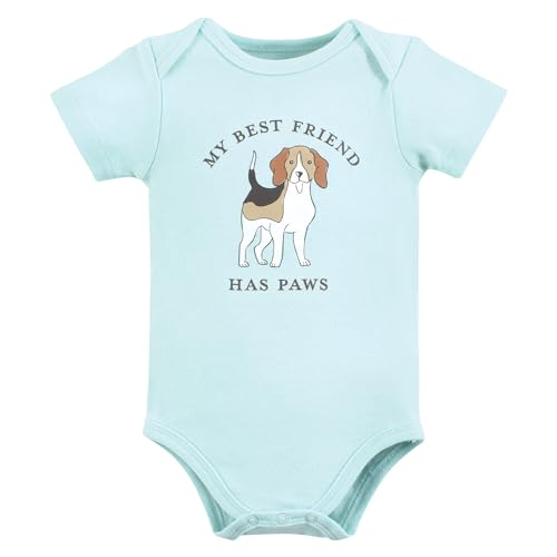 Image of Hudson Baby Unisex Baby Cotton Bodysuits 5-pack
