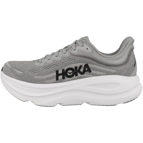 Hoka Mens Bondi 9 Galactic Grey/Stellar Grey 9 Medium