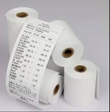 Image of 3 Inch Thermal Paper Roll for Billing Machines 79mm x 50meter (Pack of 50 Rolls)