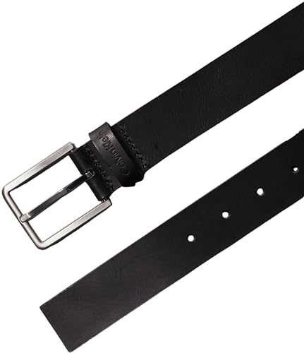 Calvin Klein Uomo Cintura 3.5 Cm Essential Belt Cintura In Pelle, Nero (Black), 100 Cm - 2