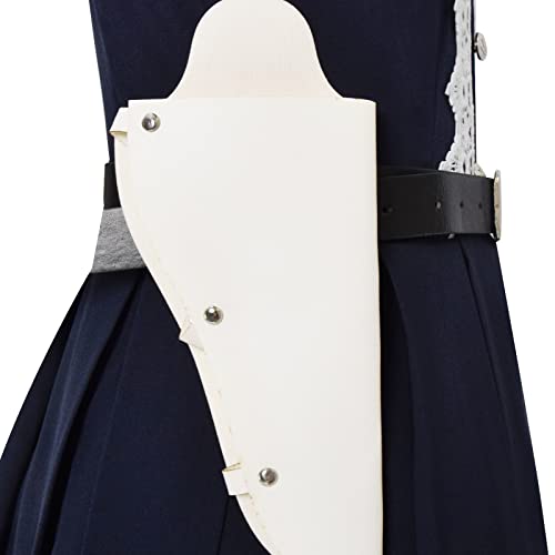 Girls Children Of The Corn Cosplay Eden Edwards Costume Horror Film Suit Blue Dress Halloween Uniform (Kids, Medium) #TOP5