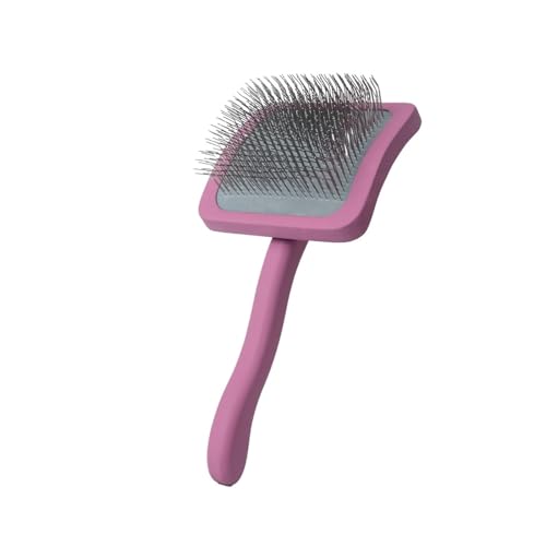 Brosse pour chien anti-poils morts et démêlage doux en acier