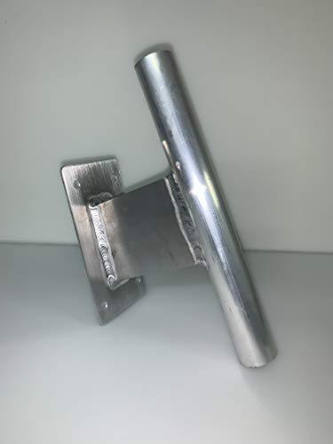 Metalworx Shallow Water Anchor Bracket, transom Mount, for Anchor pin, for Gheenoe, Jon Boat, or Flats Boat