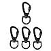 Abaodam 4pcs Key Chain zinc Alloy Material Key Rings Backpack Keychain Climbing carabiners Heavy Duty Spring Clips DIY Accessory Outdoor Camping Clasp Spring Hook Bags Wallet Claw Buckle