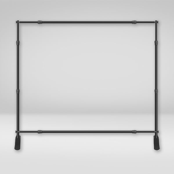 Structure photocall extensible cadre réglable et portable fond photo