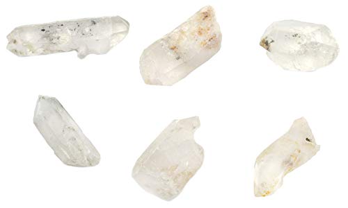 EISCO 6PK Raw Quartz, Mineral Specimen - Approx. 1