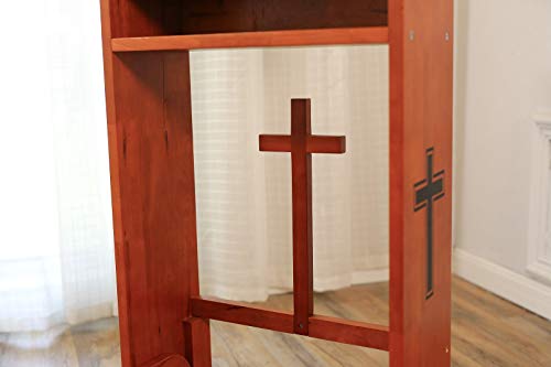 Prayer Kneeler Pads Wooden Church Kneeler Folding, Kneeling Bench for Home (20" x25"x32"H (50x65x80cm))