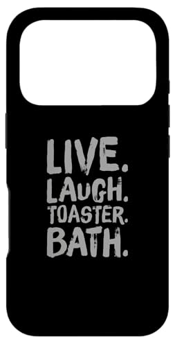 Live Laugh Toaster �o�X�T�C�� Live Laugh Toaster �����C�̈��p �X�}�z�P�[�X iPhone 17 Pro �p