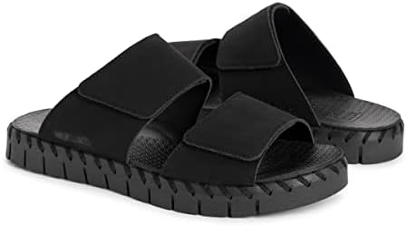 MUK LUKS Women's Flexi Central Park Sandals, Black, 9.5 | Image 5