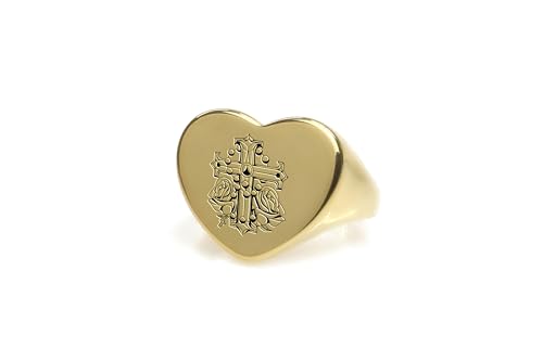Bague en forme de coeur Jésus Chicano : portez votre foi tout près de vous