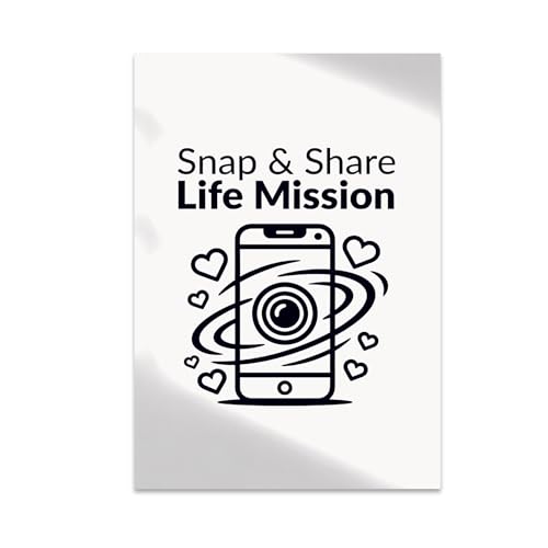 Social Media Enthusiast Poster Print - Snap & Share Life