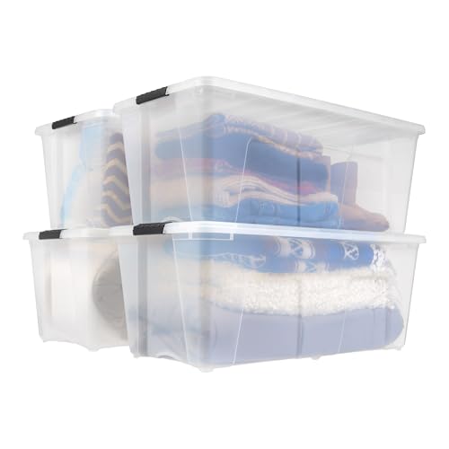 Trasparente, 80L Set da 4