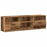 vidaXL Mueble de TV Madera ingeniería Madera Envejecida 150x33, aparador de TV