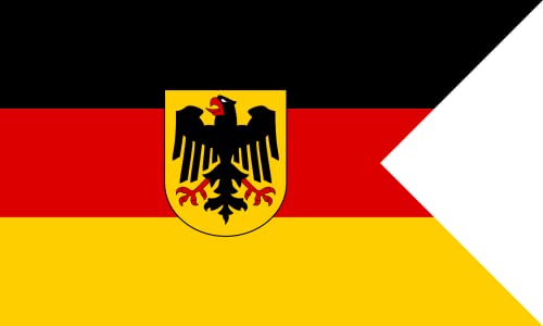 Drapeau Large German Consular Ensign grand drapeau paysage horizontal de pavoisement - 2