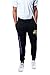 NBA Los Angeles Lakers Men's Jogger Pants Active Basic Soft Terry Sweatpants, Large, Black