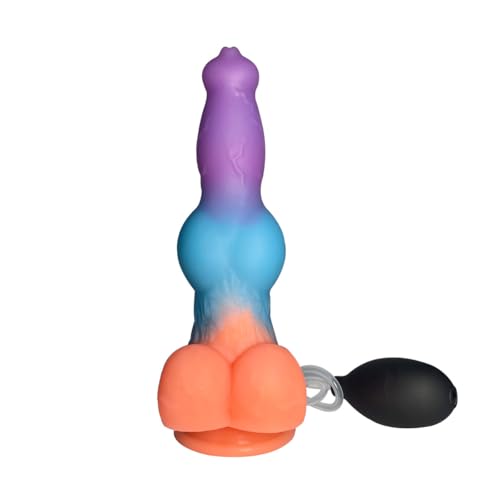 Realistischer Silikon-Ejakulationsdildo, Analdildo mit Saugnapf und Ejakulationsfunktion, nicht vibrierender Penis-Buttplug, wasserdicht, geeignet für Männer, Frauen und Paare.
