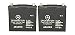 Shoprider Streamer (888WSB) 22NF/55AH Battery Replacement Kit