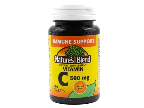 Nature's Blend Vitamin C 500 mg 100 Tablets Nature's Blend Vitamin C 500 mg 100 Tablets