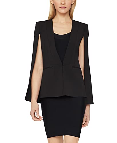 BCBGMAXAZRIA Women's Blazer with Long Cape Sleeves