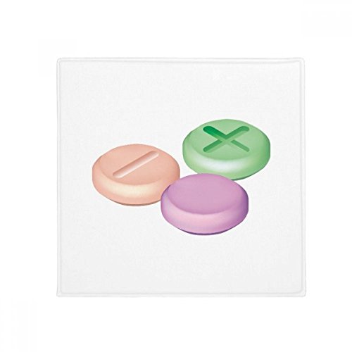 Tapis pour animaux pilule de soins 60x60cm antidérapant multicolore