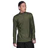 PONTAPES(ポンタペス) ラッシュガード メンズ 長袖 フードなし 速乾 アーミー XXL UVカット UPF50+ 大きいサイズ 水陸両用 PR-4300