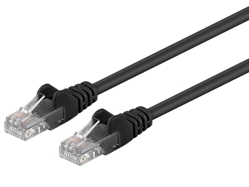 Cable de red PremiumCord Cat6 UTP 2 m RJ45 negro miniatura 4
